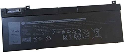7.6V 64Wh 5TF10 Remplacement de Batterie d'ordinateur Portable pour Dell Precision 7530 Series