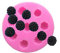 1pc 8 Trous forme de framboise gâteau Moule silicone Berry Fondant Mold Decoration gâteau Outil