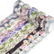 YUBX Blume Washi Tape Set Masking Tape Klebeband Bunt für DIY Handwerk, Bullet Journals, Planer, Scrapbooking, Verpackung (Cold Tone)