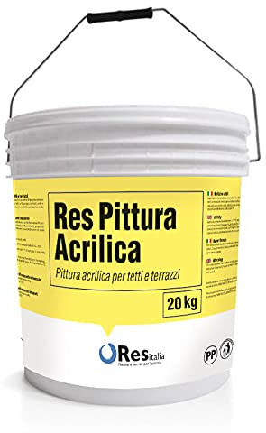 RES PITTURA ACRILICA - per guaina, tetti e campi sportivi (BIANCO)