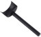 Zerodis Demi-Cercle Cuir Artisanat Cutter Coin Rond Poinçon Cutter Poinçon Demi Outils Bricolage Trou Poinçon Cutter(40mm)
