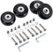 IGNPION 4pcs roulettes de Valise Roues de Rechange réparation de roulements pour Valise de Bagage 50 * 18mm,Noir