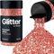 Hemway Oro Rosa Mix di Glitter in 5 Dimensioni 120g/4.2oz Grosso Metallico Resina Arte Multi-Formato Porporina Paillettes per Epossidica, Capelli Corpo Occhio Arte delle Unghie Festival