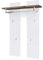 Newroom Wandpaneel Weiß Asteiche Garderobenpaneel Modern Elegant - 91x135x25 cm (BxHxT) - Wandgarderobe Garderobe - [Kalea.Five] Flur Diele