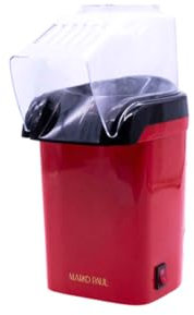 Marco Paul Popcorn Machine Hot Air Popcorn Maker with Measuring Cup One-Touch Perfect for Home Theatres Parties Movie Night Accessories Pop Corn Maker Machine Air Popper Popcorn Maker