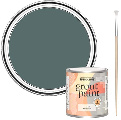 Rust-Oleum Green Ultra-Durable Grout Paint - Deep Sea 250ml