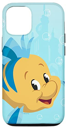 iPhone 13 Disney The Little Mermaid Flounder Teal Blue Case