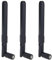 GTIWUNG 3 Pièces Antenne WiFi Bi-Bande 2.4GHz 5GHz 5.8GHz RP-SMA Mâle Double Bande Antenne WiFi Omnidirectionnelle 5dBi pour Caméra Sécurité IP Bateau Amorceur FPV Routeur WiFi Carte Réseau sans Fil