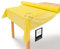LILENO HOME Tischdeckenrolle 1,10 x 25 m - Tischdecke Gelb aus Vlies - Stoffähnlich, abwaschbare Tischdecke als Rolle, Meterware Tischtuchrolle - Einweg Papiertischdecke Rolle Alternative