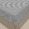 Treer Spannbettlaken Spannbetttuch Bett, Polyester Weiche Bettlaken Ultra-Tiefe Matratzenschoner für Bettw Sche bis 30cm Matratzenschoner (Diagonale Streifen,180 * 200+30cm)