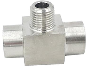 Deviatore per doccia con valvola a tre vie, adattatore per soffione doccia a T ad alta pressione, in acciaio inox, forgiato, connettore di ricambio per deviatore dell'acqua di diverse dimensioni