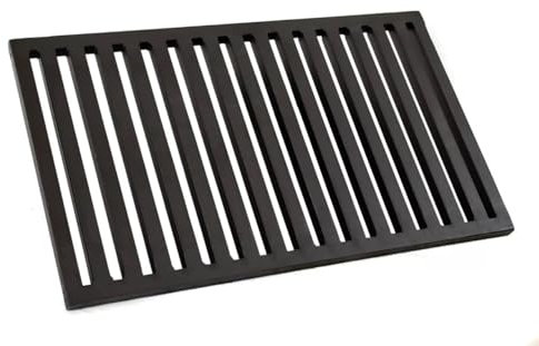 Ofenrost Eckrost für Kamin 30x24cm | 24x30cm Kaminrost Stahlgitterrost Ascherost Kaminrost Feuerrost Rost Ascherost Backofenrost Robuster Schwerlastrost Tafelrost | 300x240 mm | 240x300mm | Dicke 12mm