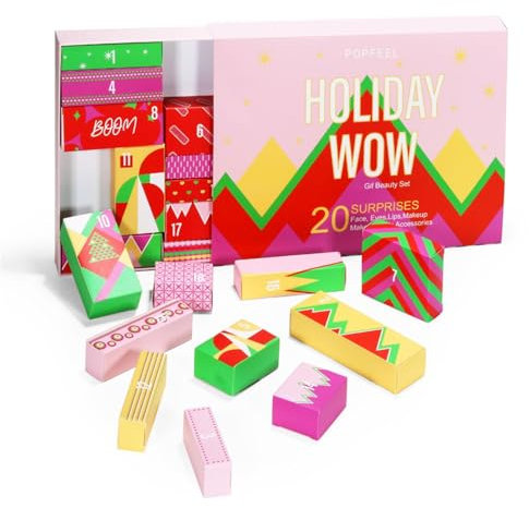 11.81 x 8.66 x 1.57 Inch Advent Calendar Make Up 2024, Makeup Advent Calendar 2024 - Makeup Tools Countdown Calendar Gift Boxes, Makeup Beauty Advent Calendar