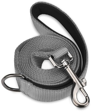 AUDWUD Weich gepolsterter Griff Hundeleine,entlastet die Hand Druck;tragbar,stark,hohe Zugfestigkeit,geeignet für kleine und mittelgroße Hund