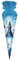 goldbuch 93 161 Geschenktüte 35 cm Weltraum, Geschwistertüte Blau, Schultüte mit Motiv Raumschiff, Geschenkverpackung 35 x 11,5 cm, Zuckertüte aus Lackkarton mit Filzverschluss für Jungen und Mädchen