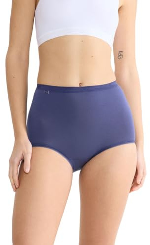 Sloggi Womens Basic+ Cotton Rich Maxi Brief 1,2 or 3 Pack Black, White or Skin
