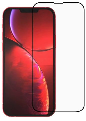 htdmobiles Verre trempe pour Apple iPhone 16e / 13/13 Pro / 14 - [Lot de 2] Film de Protection incurve Integral - Noir