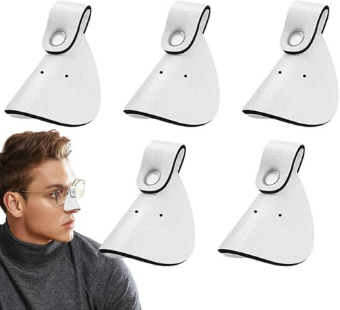BommFu Outdoor UV-Geschützte Nasenschutz Für Brille | Sonnenschutz Nasenschutz | Augenklappe Nasensonnenschutz - Nasenschutz Gegen Sonne Zum Bräunen, Wandern