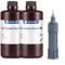ANYCUBIC High Speed 2.0 3D Drucker Resin, Hochaktives, Niedrigviskoses und Hochliquides 3D-Harz, 170 mm/h Ultrahochgeschwindigkeitsdruck mit Anycubic Photon Mono M7 Pro 3D Drucker, Grau, 2000g