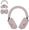 Aiivioll Schutzhülle 3-teiliges Set für Sony WH-1000XM5 Kopfhörer, Silikon Kopfhörerabdeckung für Sony XM5 EarPad Cover/Ear Cover/Headband Cover | Abdeckungen schweißfest & leicht waschbarr-Rosegrau