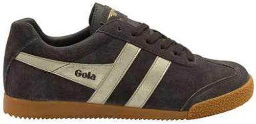 Gola Harrier Mirror - Women's Trainers - Mocha-Gold-Gum, Mocha Gold Gum, 7 UK
