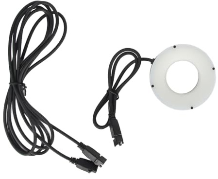 Haofy Fuente de Microscopio LED Altamente Limpia para un Microscopio de la Cámara Binocular, Instalación Práctica para Especialistas