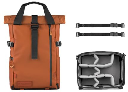 WANDRD All New PRVKE 21L V4: Camera Backpack and Photography Bundle - Weatherproof Travel and Photography Backpack, Bundle Includes 21L Bag, Camera Cube, and Accessory Straps