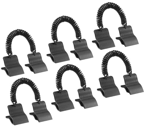 Mihauuke Attaches pour Couverture De Piscine 6 Pièces - Fixations pour Bâches De Piscines Hors Sol - Accessoire Solaire pour Hivernage Jardin Terrasse Natation