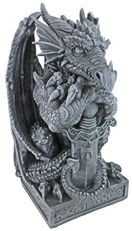 Design Toscano Sword, der Artusdrache, Figur