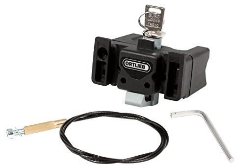 Ortlieb Bicycle Handlebar Bag, Ultimate6 M Lockable Single Cable Mount, Black