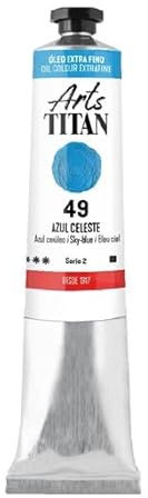 ÓLEO AZUL CELESTE TITAN Extrafino 6 - 20ml. Nº 49