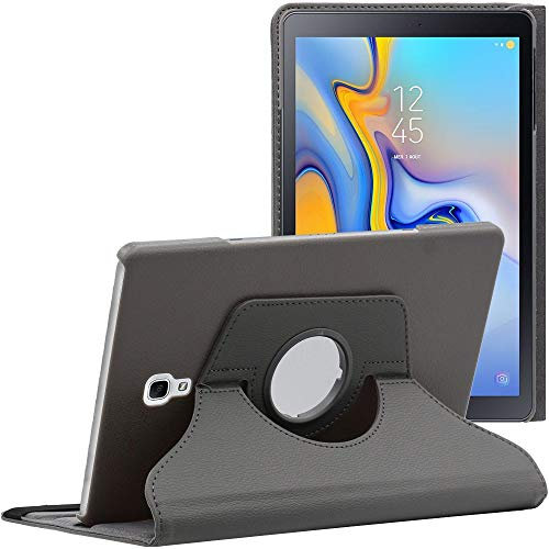 ebestStar - Cover per Samsung Galaxy Tab A 10.5 (2018) T590 T595, Custodia Protezione Rotazione 360, Pelle PU, Grigio