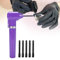 Henne Sopracciglia Mixer Pigmenti Tattoo, Mixer di Inchiostro per Tatuaggio Elettrico, Accessorio per Tatuaggio per Miscelare Pigmenti, Inchiostro, Colore con 5 Bastoncini di Miscelazione (viola)