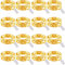 ABSOFINE Fairy String Lights 16Pcs Battery Operated String Lights 3M 30LED Copper Wire Lights Moon Lights for Christmas Party Centerpieces Decorations, Warm White