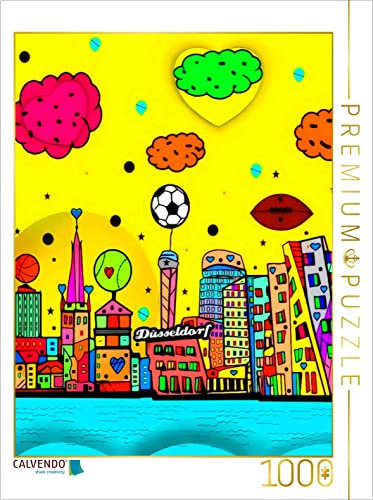 CALVENDO Puzzle Düsseldorf | 1000 Teile Lege-Größe 48 x 64 cm Foto-Puzzle für glückliche Stunden