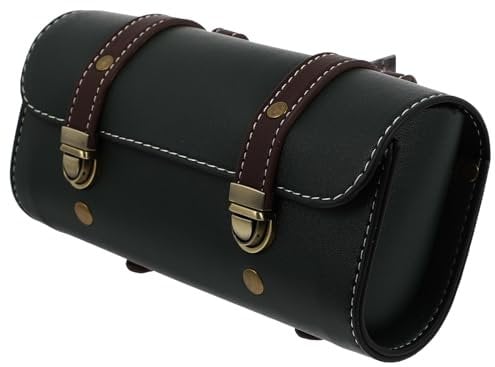 Motorradtasche aus PU-Leder im Retro-Stil, -Vorderteil für Vorderheck, Fahrrad-Kopfplatten-Tasche, Motorradzubehör für Zuhause und Geschäft