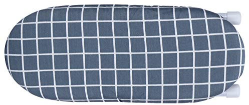 Marvellous, Multi-Functional Foldable Mini Sleeve Cuffs Collars Ironing Table Smaller Spaces Table Top Ironing Board for Home Travel Apartments Use(Blue Grid)
