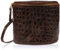 Fred de la Bretoniere Damen FRB0243 Crossbody croco printe, Dark Brown, Einheitsgröße EU