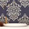 WTD 2453 Raffaele M1-No.2453 Papier peint intissé Motif baroque Argenté/violet