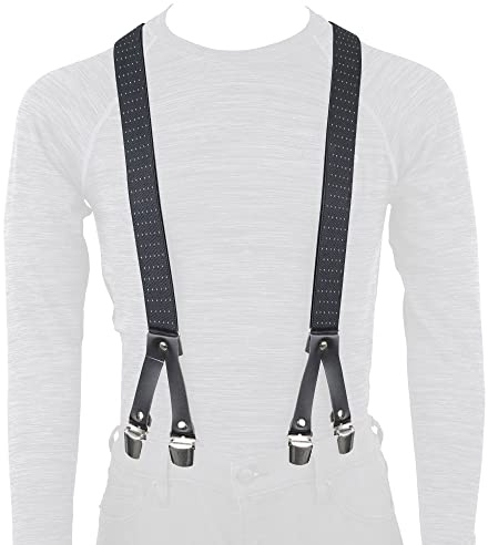 Oxford Riggers Chic Heavy Duty Motorcycle Braces, Black