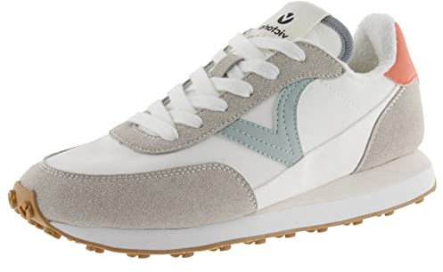 victoria Basket Astro Nylon & Piezas En Contraste & Suela Dentada 1138100 para Mujer Celeste 38