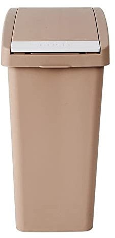 VIORED Corbeille La poubelle de la cuisine peut 10l de grande capacité kaki poubelle avec couvercle et recyclage des ordures ménagères Intérieur Poubelle