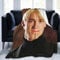Tom Felton Lamm 3D-Druck Plüsch Bettwäsche Dekor für Wohnzimmer Schlafzimmer Wohnheim Dekor 125 cm x 100 cm