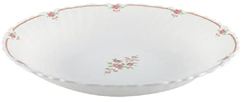 Aulica| Assiettes creuses blanches Vintage