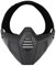 ACEXIER Demi-Masque Tactique pour Casque de Style OC, Airsoft, Paintball (Black)