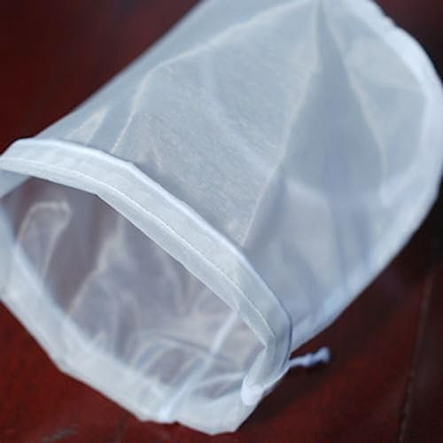 2x 100/160/200 Brew Filter Bags, Reusable Nylon Fine Mesh Food Strainer Bag,Micron Nylon Straining Bag 20x30cm Fine Mesh Homebrew Filter Bags