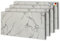 AS Country Stone Wandpaneele in Marmoroptik | 60x120 cm | 4 Stück | PVC Wandverkleidung aus Kunststoffplatten für Küche, Bad & mehr | Küchenrückwand Platte Wandpaneel | Carrara