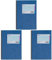 König und Ebhardt 8615272 Kladde/Notizheft (A5, 96 Blatt, kariert, 70g/m²) (Packung mit 3)