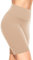 TNNZEET Radlerhose Damen Hohe Taille Kurze Sporthose Blickdicht Shorts für Yoga Gym (Beige,S/M)