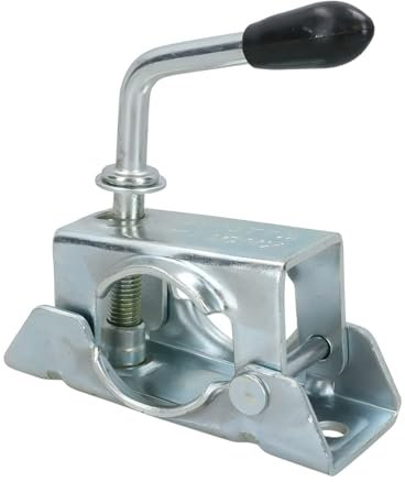 CGEAMDY Soportes Fijación Divididos Abrazadera, Abrazadera para Rueda Jockey, Soporte De Rueda Jockey a Prueba De Herrumbre, Abrazadera De Sujeción para Rueda Apoyo, para Remolque, Caravana, Jockey